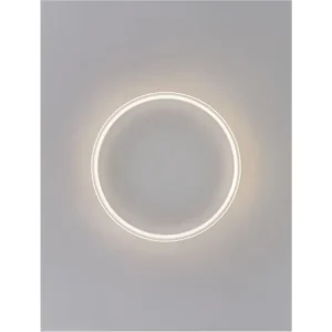 Stropní svítidlo WILLOW bílá ocel a akryl D60x6cm LED 60W - NOVA LUCE Víkendová Akce