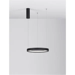 Výhodná Nabídka Závěsné svítidlo PERRINE černý hliník a akryl LED 30W 230V 3000K IP20 stmívatelné - NOVA LUCE