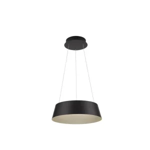 Závěsné svítidlo ALBA černý hliník šampaň a zlatá LED 40W 230V 3000K IP20 stmívatelné - NOVA LUCE Speciální Cena