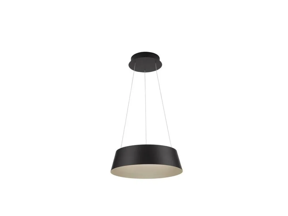 Závěsné svítidlo ALBA černý hliník šampaň a zlatá LED 40W 230V 3000K IP20 stmívatelné - NOVA LUCE Speciální Cena