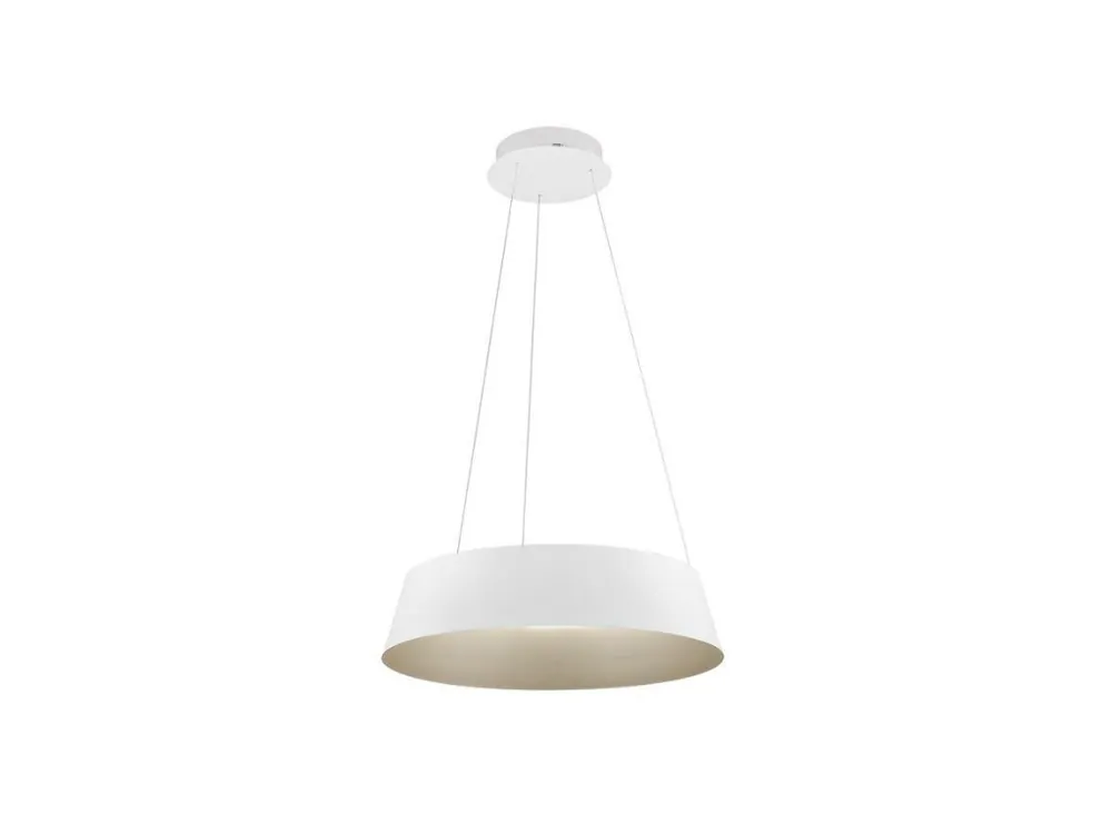 Akční Nabídka Závěsné svítidlo ALBA bílý hliník šampaň a zlatá LED 50W 230V 3000K IP20 stmívatelné - NOVA LUCE