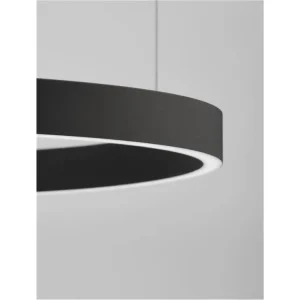 Expresní Doručení Závěsné svítidlo ELOWEN černý hliník a silikon LED 80W 3000K stmívatelné - NOVA LUCE