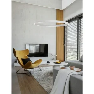 Závěsné svítidlo ELOWEN bílý hliník a silikon LED 100W 3000K stmívatelné - NOVA LUCE Akce