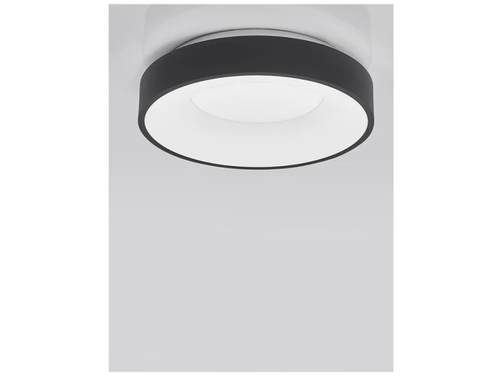 Stropní svítidlo RANDO THIN černý hliník a akryl LED 30W 230V 3000K IP20 stmívatelné - NOVA LUCE Poslední Šance