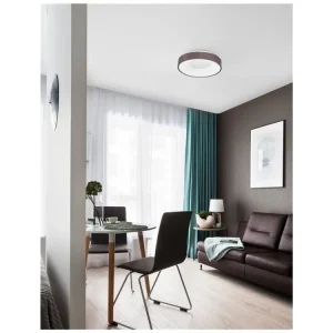 Stropní svítidlo RANDO THIN broušený kávově hnědý hliník a akryl LED 30W 230V 3000K IP20 stmívatelné - NOVA LUCE Odeslání Ihned