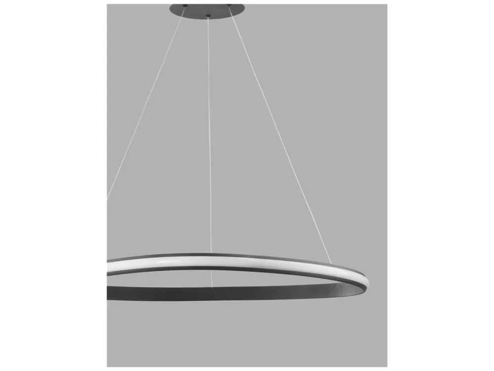Závěsné svítidlo ARIES černý hliník a akryl LED 32W 230V 3000K IP20 stmívatelné - NOVA LUCE Nejlepší Volba