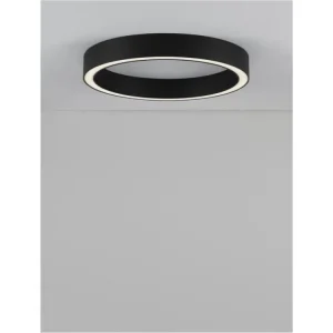 Jen Po Omezenou Doba Stropní svítidlo STING LED stropní svítidlo hliník a akryl černá Epistar SMD2835 40W 3000K Eaglerise TRIAC driver D60 H7.8 120st. IP20 stmívatelné - NOVA LUCE