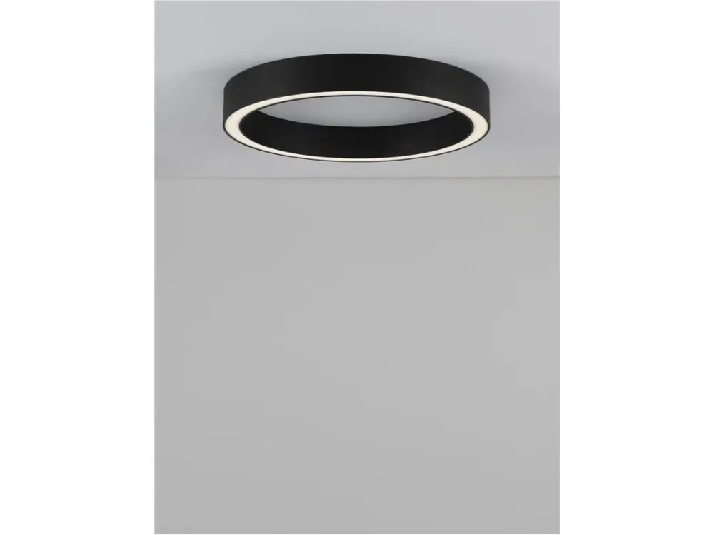 Jen Po Omezenou Doba Stropní svítidlo STING LED stropní svítidlo hliník a akryl černá Epistar SMD2835 40W 3000K Eaglerise TRIAC driver D60 H7.8 120st. IP20 stmívatelné - NOVA LUCE