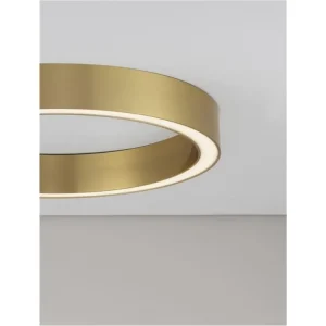 Speciální Cena Stropní svítidlo STING LED stropní svítidlo hliník a akryl bronz Epistar SMD2835 40W 3000K Eaglerise TRIAC driver D60 H7.8 120st. IP20 stmívatelné - NOVA LUCE