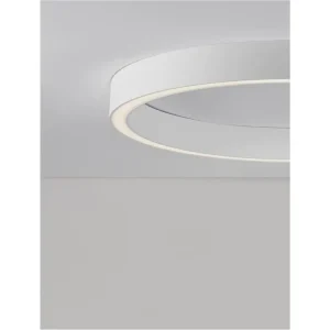 Stropní svítidlo STING LED hliník a akryl bílá Epistar SMD2835 50W 3000K Eaglerise TRIAC driver D90 H7.8 120st. IP20 stmívatelné - NOVA LUCE Nakupujte Hned