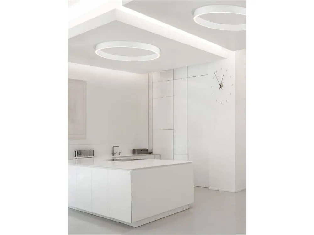 Stropní svítidlo STING LED hliník a akryl bílá Epistar SMD2835 60W 3000K Eaglerise TRIAC driver D100 H7.8 120st. IP20 stmívatelné - NOVA LUCE Tovární Cena