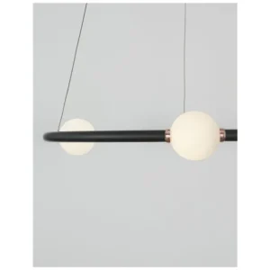 Závěsné svítidlo CELIA stmívatelné černý hliník opálové sklo LED 36W 230V 3000K IP20 stmívatelné - NOVA LUCE Aktuální