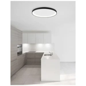 Nejprodávanější Stropní svítidlo PERTINO černý hliník a akryl LED 30W 230V 3000K IP20 stmívatelné - NOVA LUCE