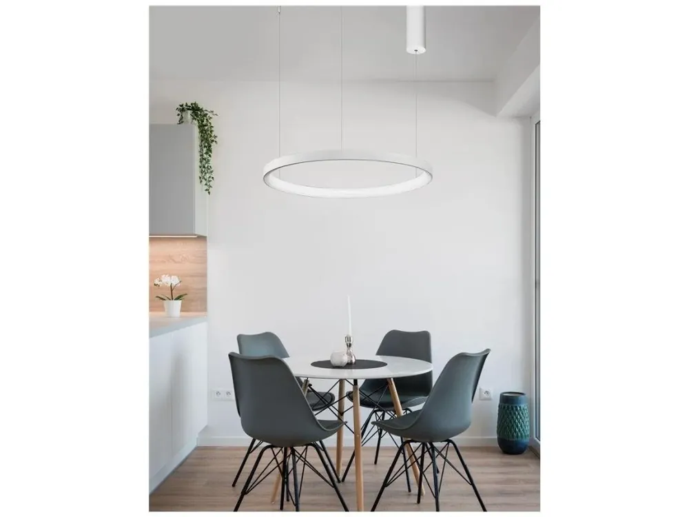 Tovární Cena Závěsné svítidlo PERTINO bílý hliník a akryl LED 38W 230V 3000K IP20 stmívatelné - NOVA LUCE