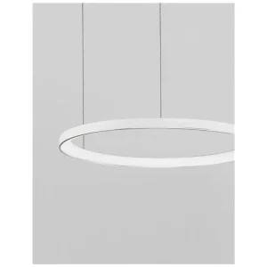 Ověřený Závěsné svítidlo PERTINO bílý hliník a akryl LED 48W 230V 3000K IP20 stmívatelné - NOVA LUCE