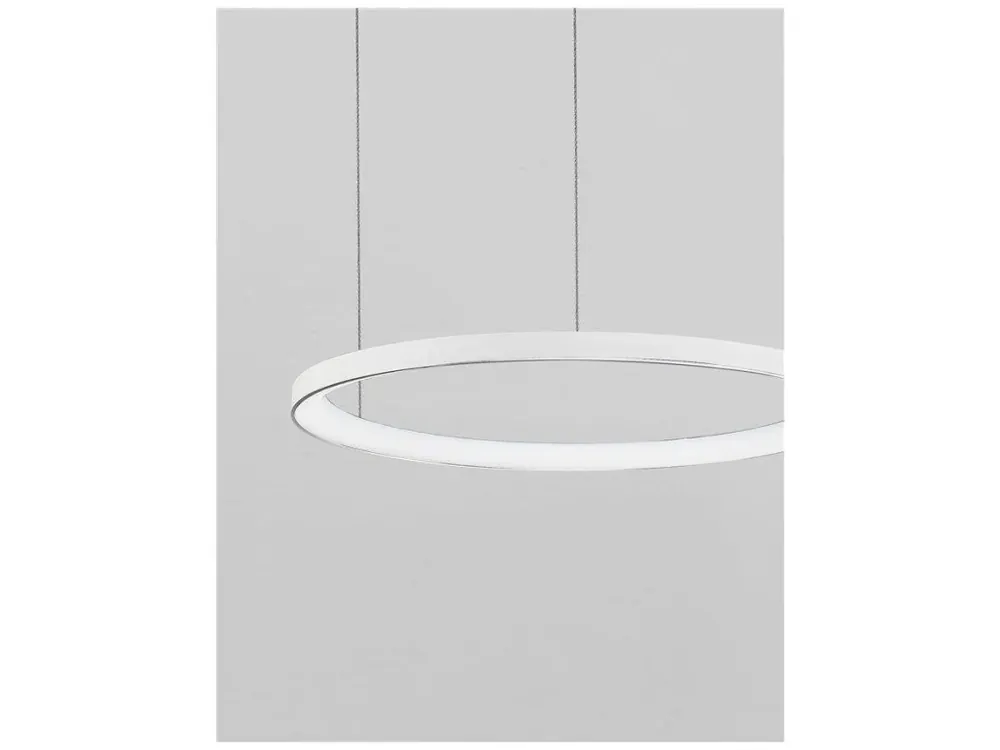 Ověřený Závěsné svítidlo PERTINO bílý hliník a akryl LED 48W 230V 3000K IP20 stmívatelné - NOVA LUCE