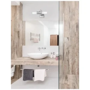 Nástěnné svítidlo nad zrcadlo DRITTO opálové sklo chromovaný hliník G9 2x5W 230V IP44 bez žárovky - NOVA LUCE Finální Výprodej