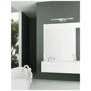 Nástěnné svítidlo nad zrcadlo MODENA chromovaný hliník a akryl LED 12W 3000K IP44 - NOVA LUCE Dokud Zásoby Vydrží