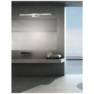 Nástěnné svítidlo nad zrcadlo MODENA chromovaný hliník a akryl LED 18W 3000K IP44 - NOVA LUCE Zlevněný