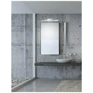 Nástěnné svítidlo nad zrcadlo MODENA chromovaný hliník a akryl LED 12W 3000K IP44 - NOVA LUCE Levný