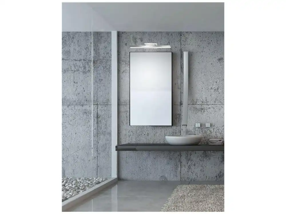 Nástěnné svítidlo nad zrcadlo MODENA chromovaný hliník a akryl LED 12W 3000K IP44 - NOVA LUCE Levný