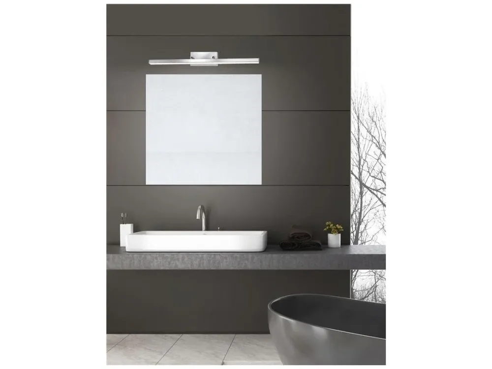 Nástěnné svítidlo nad zrcadlo MODENA chromovaný hliník a akryl LED 18W 3000K IP44 - NOVA LUCE Pouze Dnes