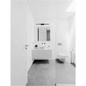 Nástěnné svítidlo nad obrazy a zrcadla FLAT černý hliník a akryl LED 18W 230V 3000K IP44 - NOVA LUCE Ihned K Objednání