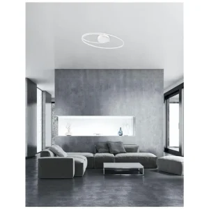 Stropní svítidlo VIAREGGIO bílý hliník a akryl LED 28W 230V 3000K IP20 - NOVA LUCE Kup Teď