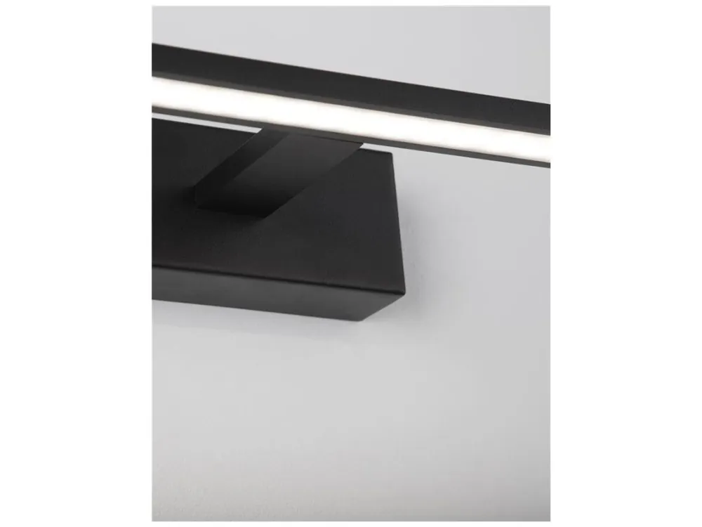 Nástěnné svítidlo nad obrazy a zrcadla LIVIA černý hliník a akryl LED 30W 230V 3000K IP44 - NOVA LUCE Omezená Nabídka