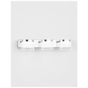 Nástěnné svítidlo nad zrcadlo SABIA chrom hliník a akryl LED 15W 220-240V 3000K IP44 - NOVA LUCE Top Prodej