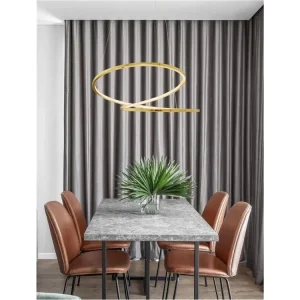 Závěsné svítidlo GIRISH zlatá nerez ocel a akryl LED 40W 230V 3000K IP20 stmívatelné - NOVA LUCE Nízká Cena