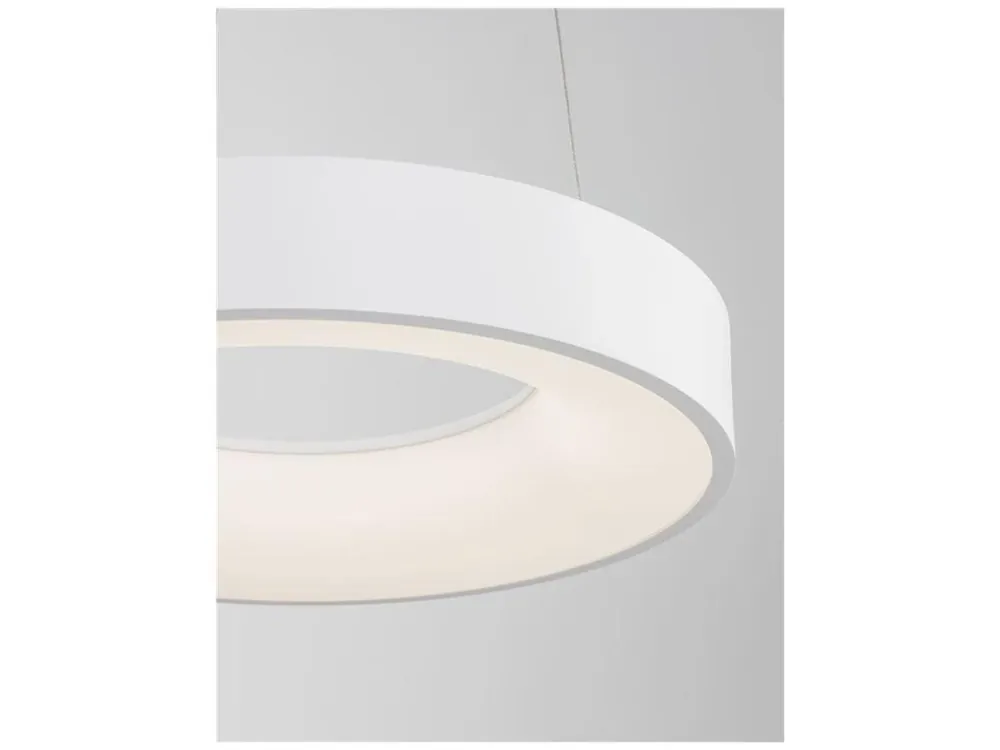 Aktuální Závěsné svítidlo RANDO THIN bílý hliník a akryl LED 30W 230V 3000K IP20 stmívatelné - NOVA LUCE
