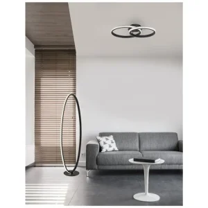 Nová Kolekce Stropní svítidlo NAGER černý hliník a akryl LED 28W 230V 3000K IP20 - NOVA LUCE