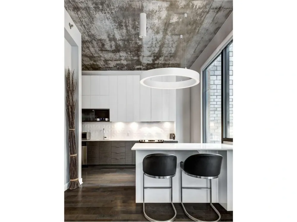 Závěsné svítidlo STING LED hliník a akryl bílá Epistar SMD2835 40W 3000K Eaglerise TRIAC driver D60 H200 120st. IP20 stmívatelné - NOVA LUCE Levný