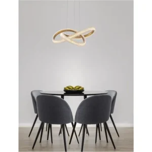 Koupit Online Závěsné svítidlo MEDORA mosazný zlatý hliník a akryl LED 42W 230V 3000K IP20 stmívatelné - NOVA LUCE