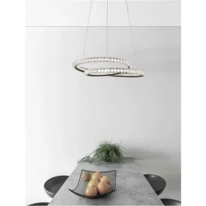 Závěsné svítidlo GINEVRA černý hliník a akryl LED 45W 230V 3000K IP20 stmívatelné - NOVA LUCE Nakupujte Hned