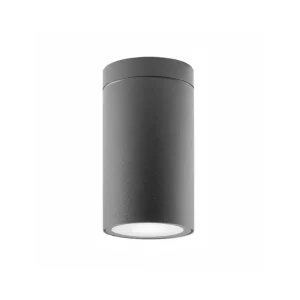 Venkovní stropní svítidlo CERISE tmavě šedý hliník a skleněný difuzor GU10 1x7W IP54 220-240V bez žárovky - NOVA LUCE Oblíbený