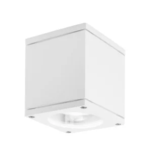 Jen Po Omezenou Doba Venkovní stropní svítidlo CERISE bílý litý hliník a skleněný difuzor GU10 1x7W IP54 220-240V bez žárovky - NOVA LUCE