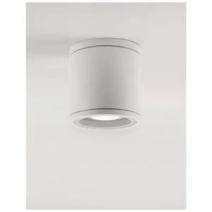 Expresní Doručení Venkovní stropní svítidlo CERISE bílý litý hliník a skleněný difuzor GU10 1x7W IP54 220-240V bez žárovky - NOVA LUCE