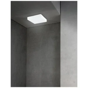 Přímo Od Výrobce Stropní svítidlo CUBE IP44 bílé opálové sklo E27 1x12W - NOVA LUCE