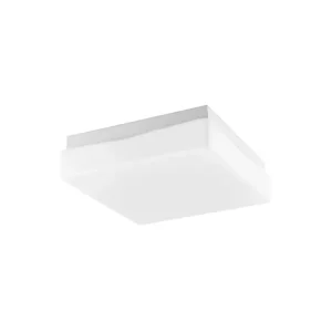 Přímo Od Výrobce Stropní svítidlo CUBE IP44 bílé opálové sklo E27 1x12W - NOVA LUCE