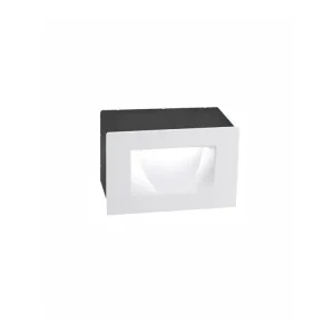 Venkovní zapuštěné svítidlo do zdi KRYPTON bílý hliník LED 3W 3000K 220-240V 15st. IP54 - NOVA LUCE Koupit Online