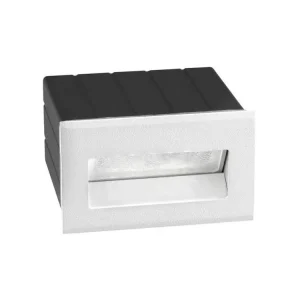Venkovní zapuštěné svítidlo do zdi KRYPTON bílý hliník LED 2W 3000K 220-240V 17st. IP54 - NOVA LUCE Přímo Od Výrobce