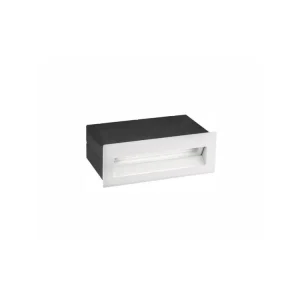 Venkovní zapuštěné svítidlo do zdi KRYPTON bílý hliník LED 3W 3000K 220-240V 17st. IP54 - NOVA LUCE Oblíbený