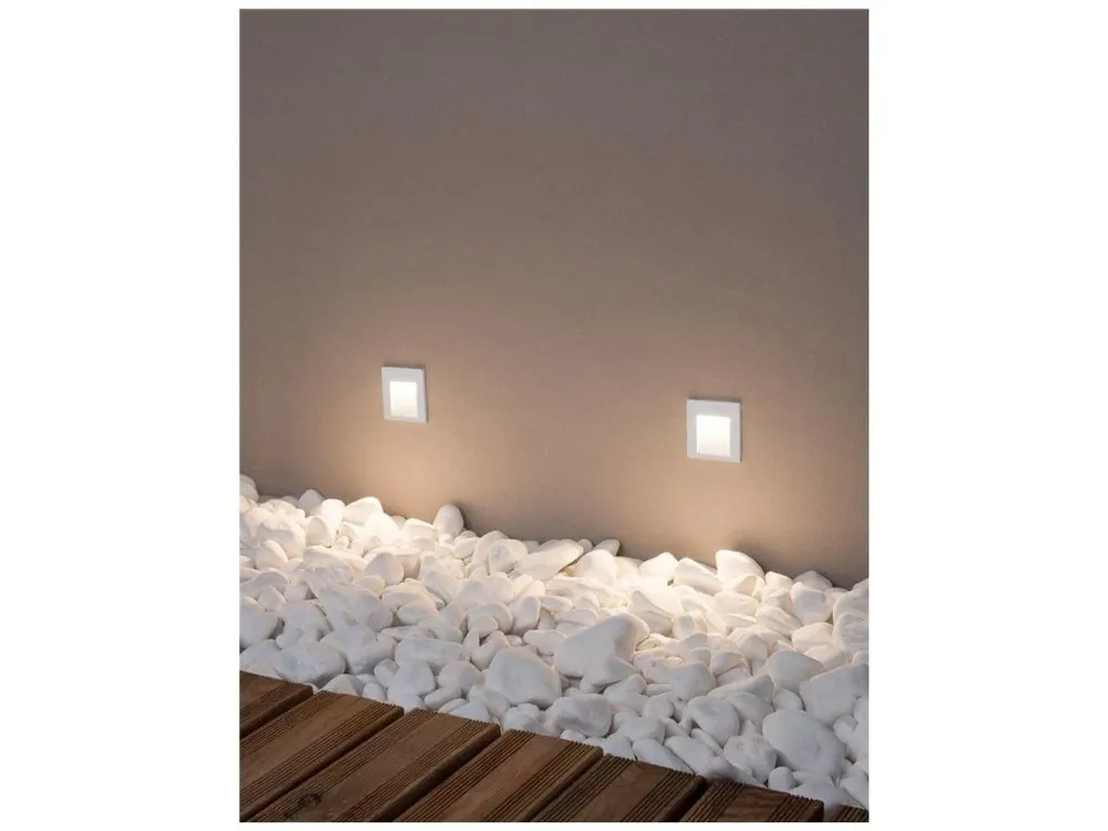 Venkovní zapuštěné svítidlo do zdi KRYPTON bílý hliník LED 3W 3000K 220-240V 15st. IP54 - NOVA LUCE Nízká Cena