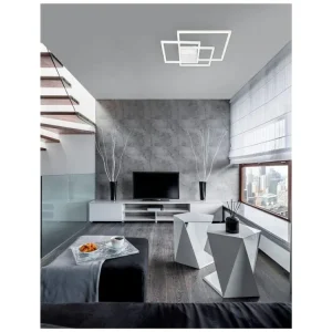 Stropní svítidlo BILBAO bílý hliník a akryl LED 42W 230V 3000K IP20 - NOVA LUCE Tovární Cena