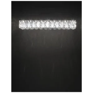 Nástěnné svítidlo CORONA chromovaný hliník K9 křišťál LED 8W 230V 3000K IP20 - NOVA LUCE Oblíbený