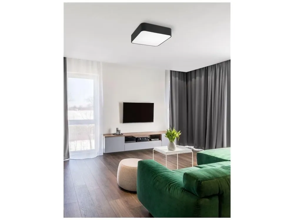 Stropní svítidlo RAGU stropní svítidlo kov a akrylový difuzor černá zvenku matná bílá uvnitř E27 4x12W - NOVA LUCE Ihned K Objednání