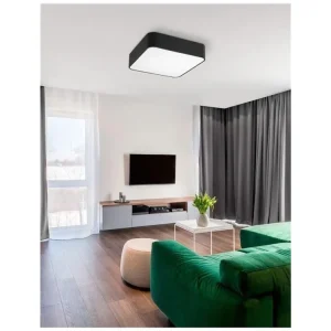 Aktuální Stropní svítidlo RAGU stropní svítidlo kov a akrylový difuzor černá zvenku matná bílá uvnitř E27 4x12W - NOVA LUCE