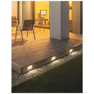 Venkovní zapuštěné svítidlo do zdi COVE matný bílý litý hliník a skleněný difuzor LED 1.5W 3000K 200-240V 120st. IP54 - NOVA LUCE Odeslání Ihned